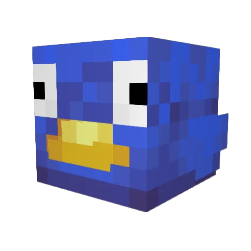 SiltyHorse Minecraft avatar head, 3D render