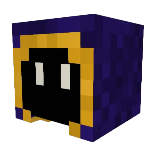Silv66 Minecraft avatar head, 3D render