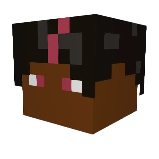 SilvaCloud Minecraft avatar head, 3D render