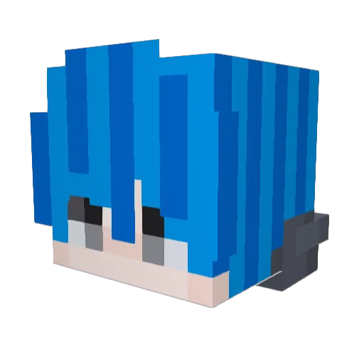 Silva_inf Minecraft avatar head, 3D render