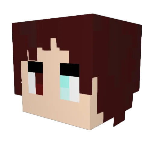 Silvally2 Minecraft avatar head, 3D render
