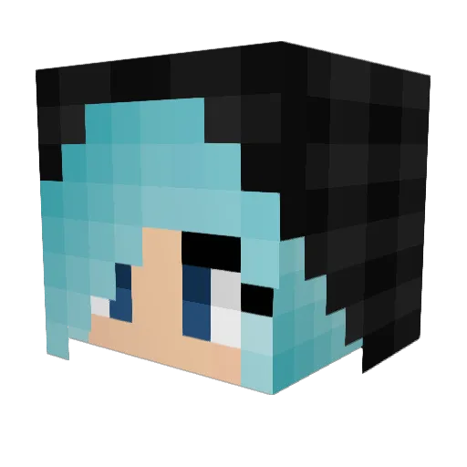 Silvana_Jazara Minecraft avatar head, 3D render