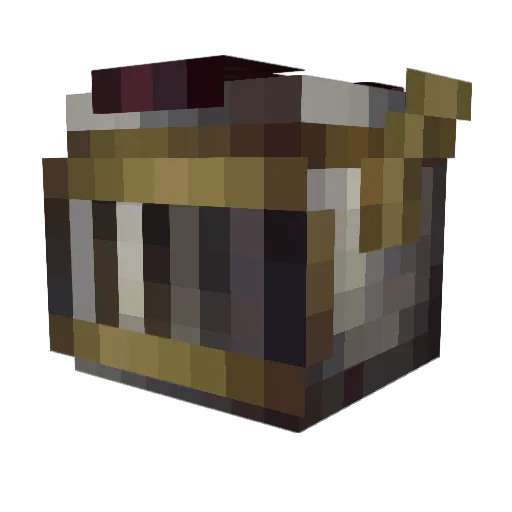 Silvance Minecraft avatar head, 3D render