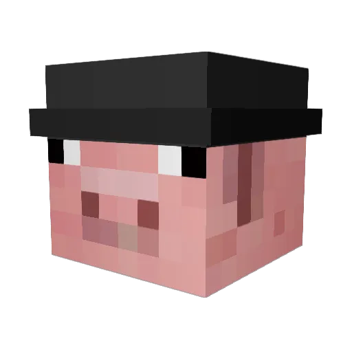 Silvano_M Minecraft avatar head, 3D render