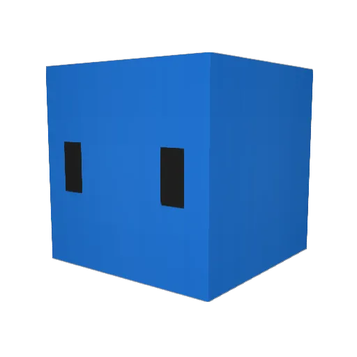 SilveerPVP Minecraft avatar head, 3D render
