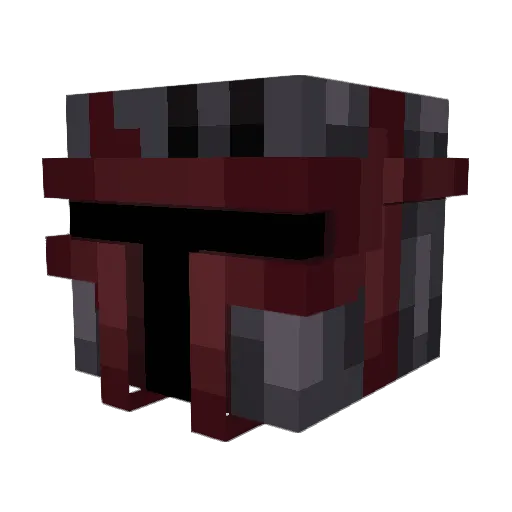 Silver2567 Minecraft avatar head, 3D render