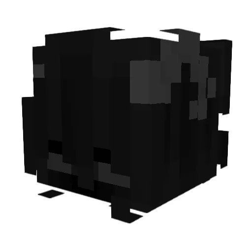 Silver626 Minecraft avatar head, 3D render