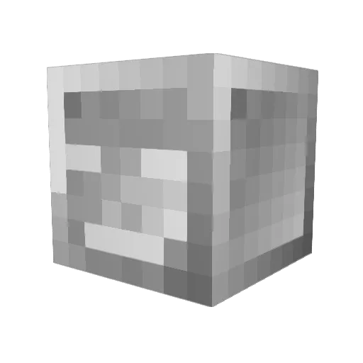 Silver88Surfer Minecraft avatar head, 3D render