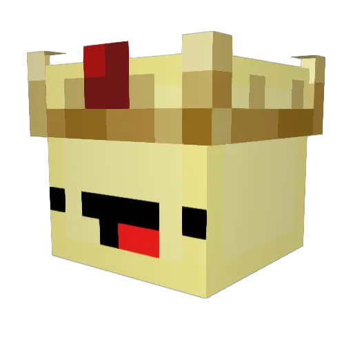 SilverAbyss864 Minecraft avatar head, 3D render