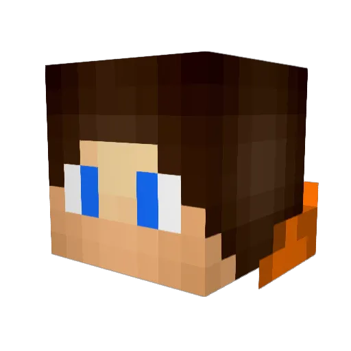 SilverAgeNoob Minecraft avatar head, 3D render