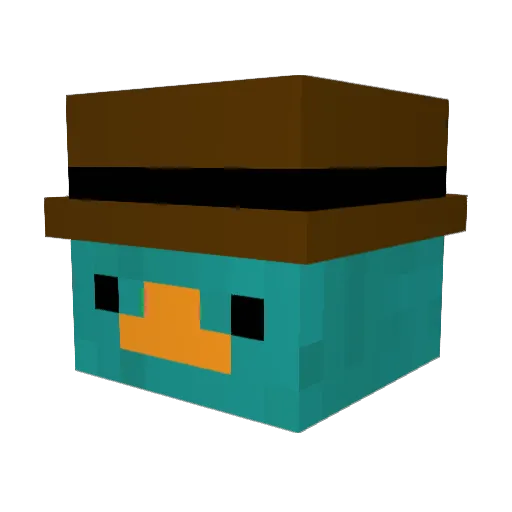 SilverAlloyz Minecraft avatar head, 3D render