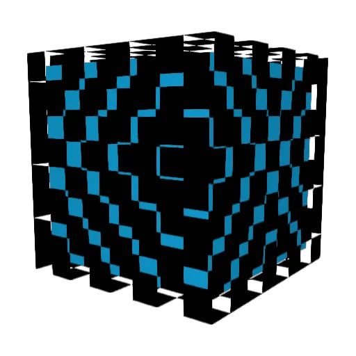 SilverAlt10 Minecraft avatar head, 3D render