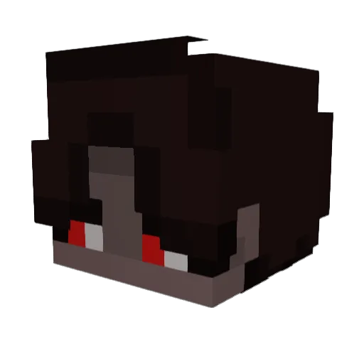 SilverApple24 Minecraft avatar head, 3D render