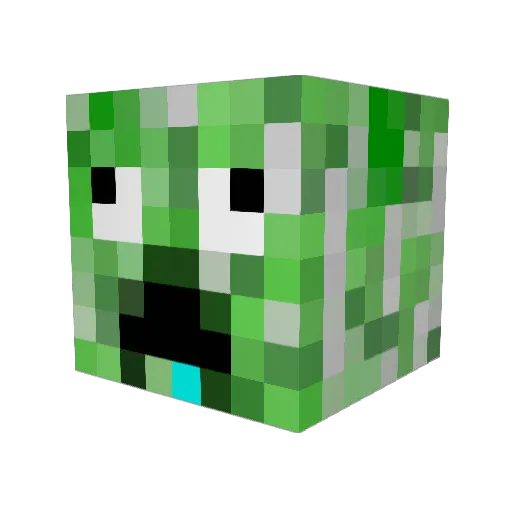 SilverCoffee30 Minecraft avatar head, 3D render