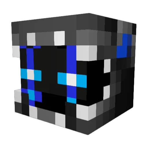 SilverDelta34 Minecraft avatar head, 3D render