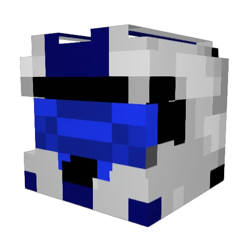 SilverDragon286 Minecraft avatar head, 3D render