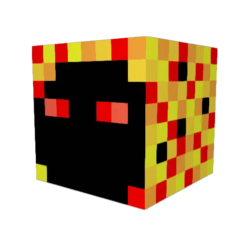 SilverGarnet Minecraft avatar head, 3D render