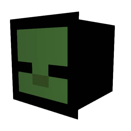 SilverHxze Minecraft avatar head, 3D render
