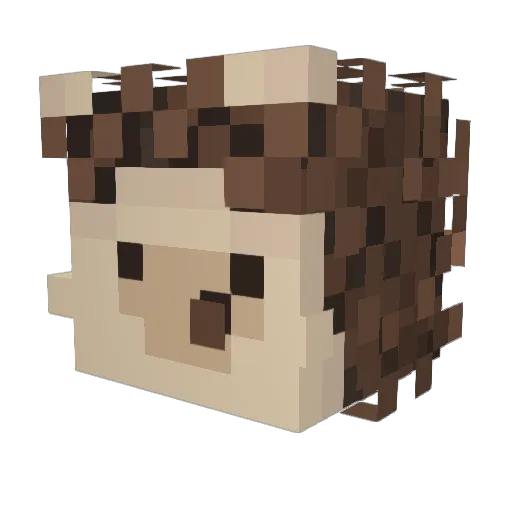 SilverOakleaf Minecraft avatar head, 3D render