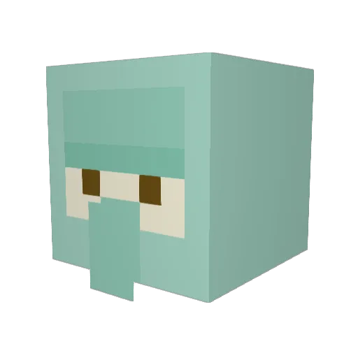 SilverPrelude123 Minecraft avatar head, 3D render