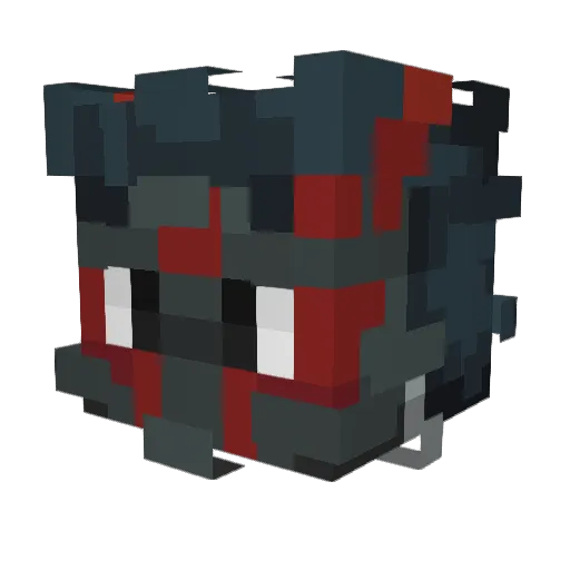 SilverPukei Minecraft avatar head, 3D render