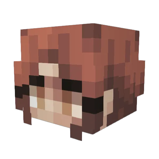 SilverSaiyan18 Minecraft avatar head, 3D render