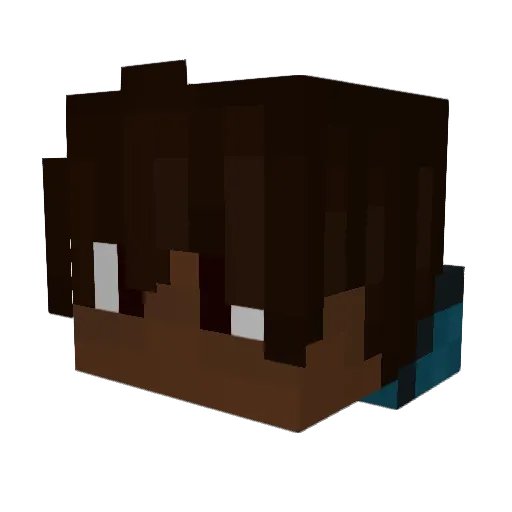 SilverSeazyn Minecraft avatar head, 3D render