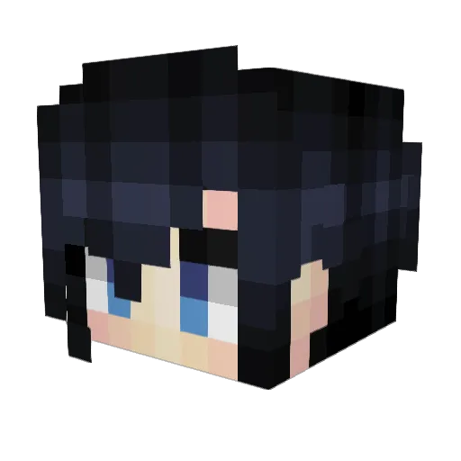 SilverSorbet Minecraft avatar head, 3D render