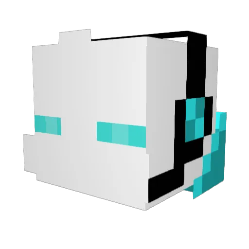 SilverStar81433 Minecraft avatar head, 3D render