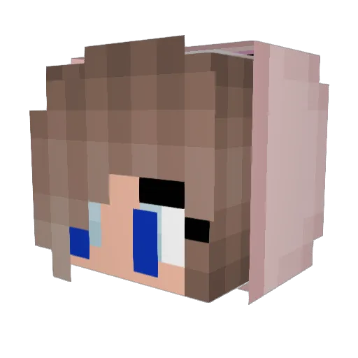 SilverStarke Minecraft avatar head, 3D render