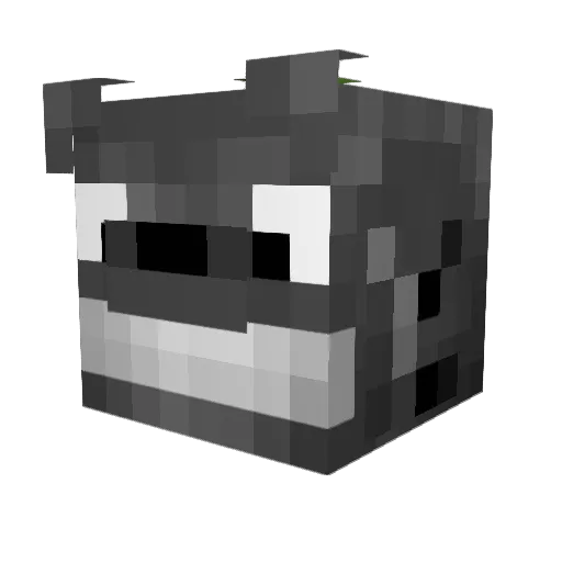 SilverTongue15 Minecraft avatar head, 3D render
