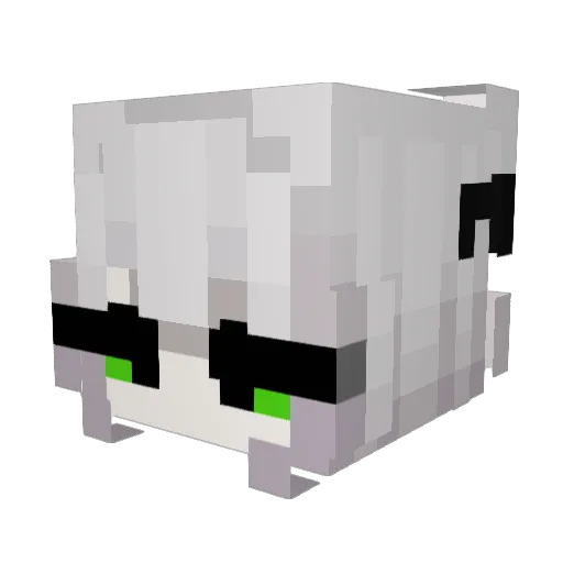 Silver_Syrin Minecraft avatar head, 3D render