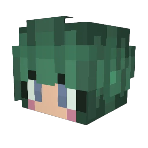 Silverado1674 Minecraft avatar head, 3D render