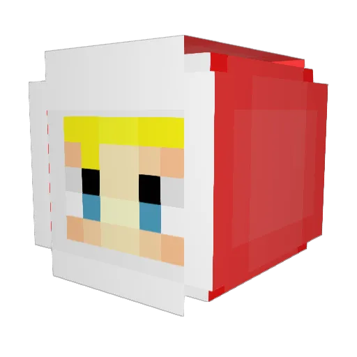 Silverair1993 Minecraft avatar head, 3D render