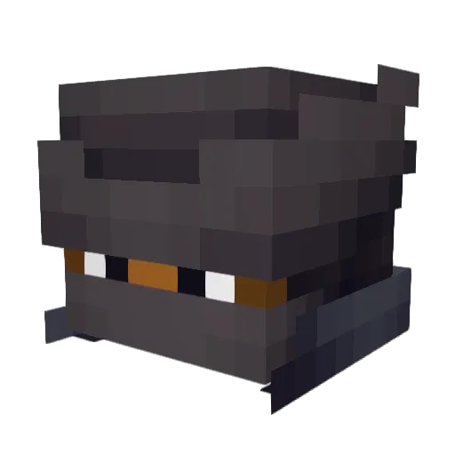 SilveriFenrir Minecraft avatar head, 3D render