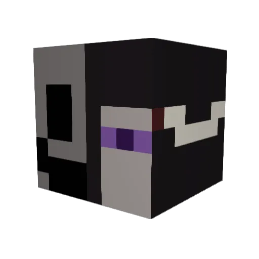 Silvernight116 Minecraft avatar head, 3D render