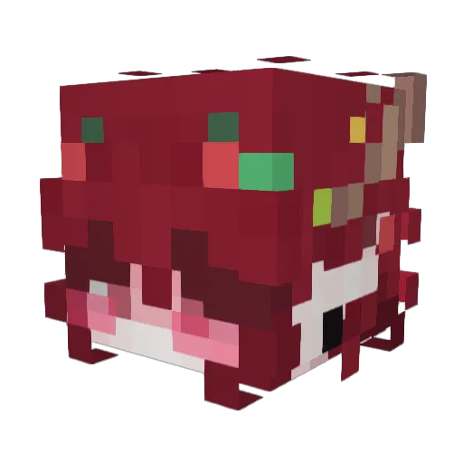SilversTree Minecraft avatar head, 3D render