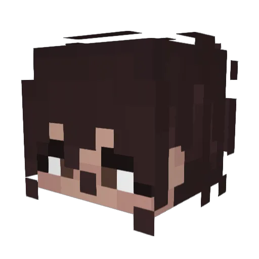 Silverstar_370 Minecraft avatar head, 3D render