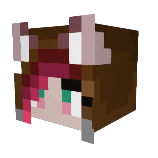 Silverstreak09 Minecraft avatar head, 3D render