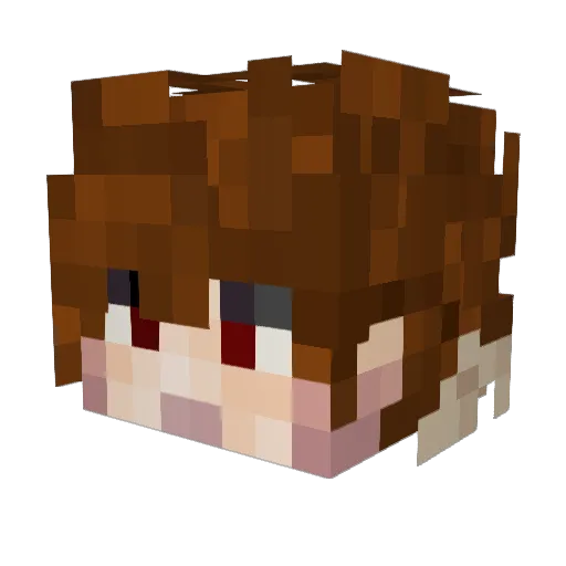 SilvesterDodo Minecraft avatar head, 3D render