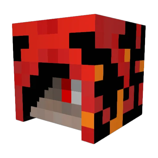 Silveyyyy Minecraft avatar head, 3D render