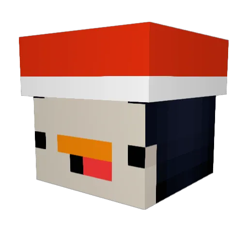 Silviaa19 Minecraft avatar head, 3D render