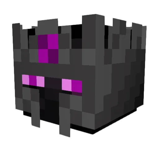SilvrGlint Minecraft avatar head, 3D render