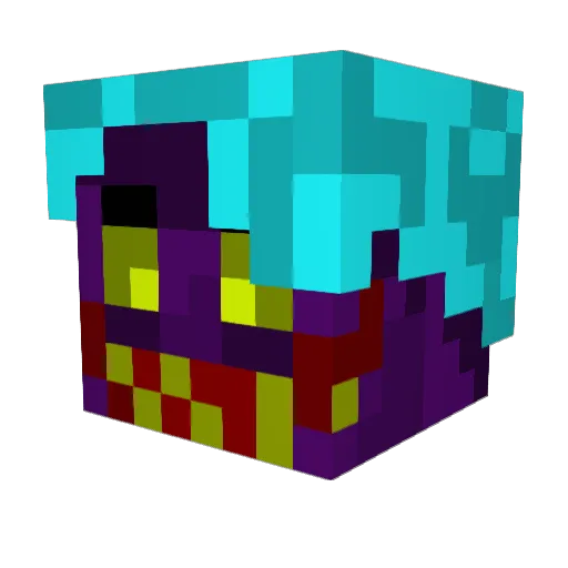 Silvxrrrr Minecraft avatar head, 3D render