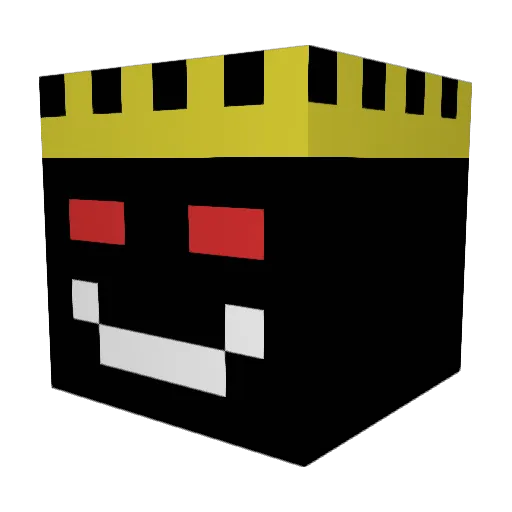Sim22 Minecraft avatar head, 3D render