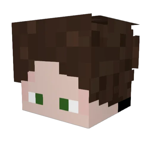 SimFendt Minecraft avatar head, 3D render