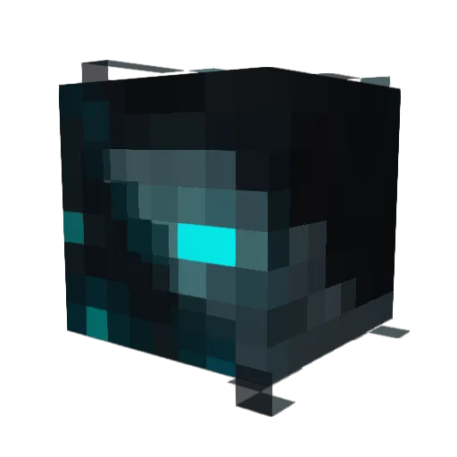 SimGin_ Minecraft avatar head, 3D render