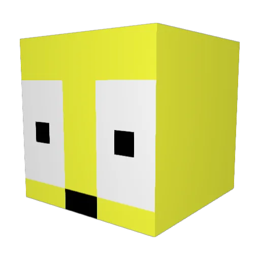 SimLin_Warrior10 Minecraft avatar head, 3D render