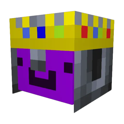 SimaRey Minecraft avatar head, 3D render