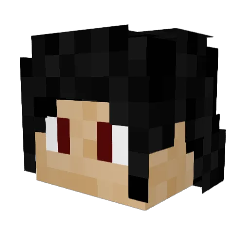 SimaZ40 Minecraft avatar head, 3D render